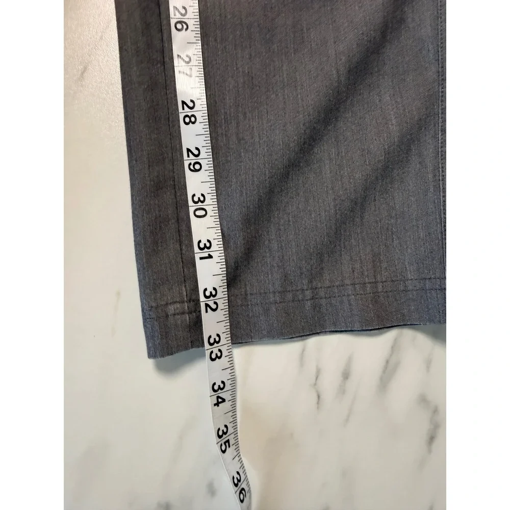 Figs Technical Collection T2001 Grey Cargo Scrub Pants Mens Large L Heathered